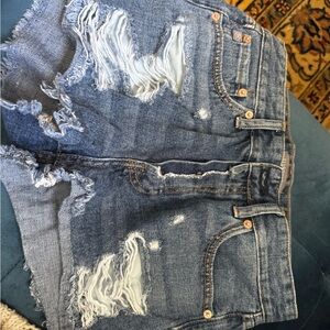 Just USA Light Blue Jean Shorts